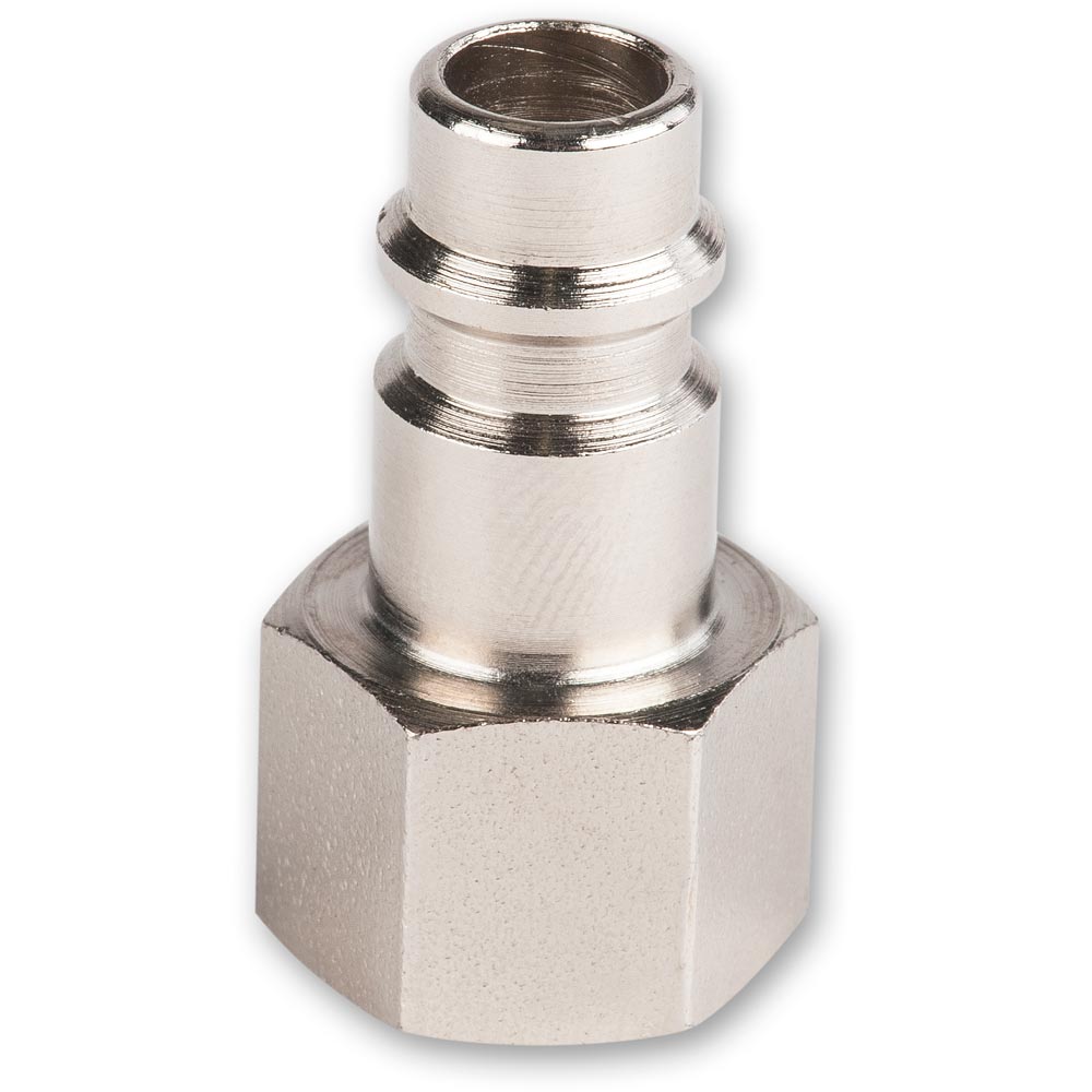 Axminster Quick Release Airline Fitting 1/4" BSPT Female to Euro Male Bayonet