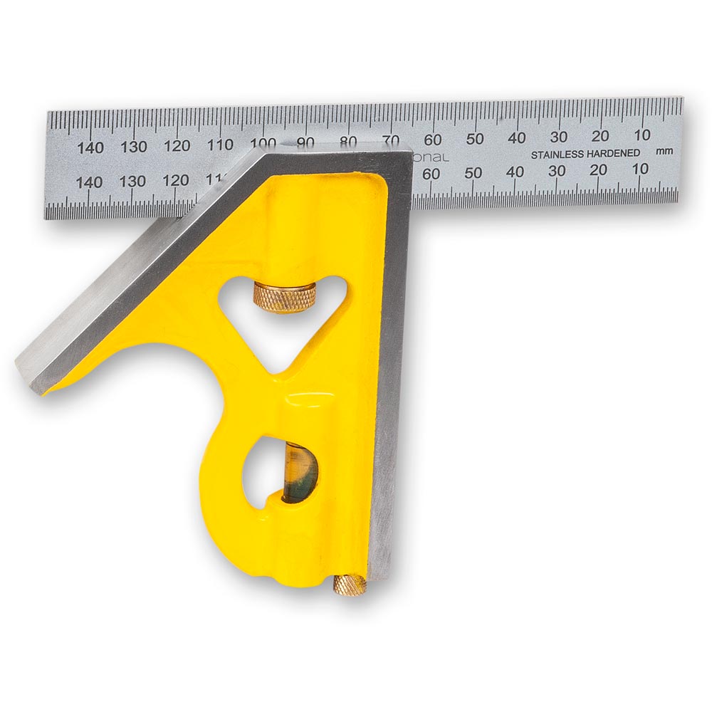 Axminster Combination Square Metric 150mm