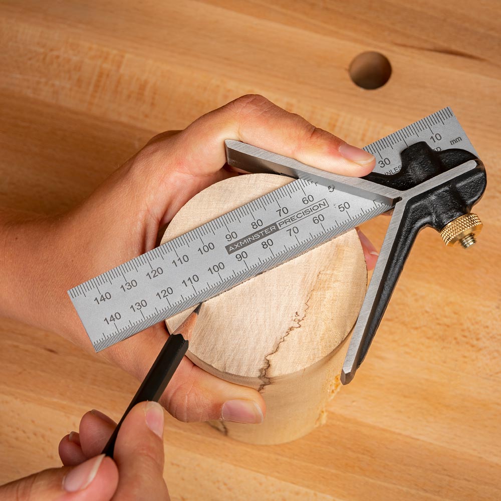 Axminster Combination Square Set 150mm (3 Piece)