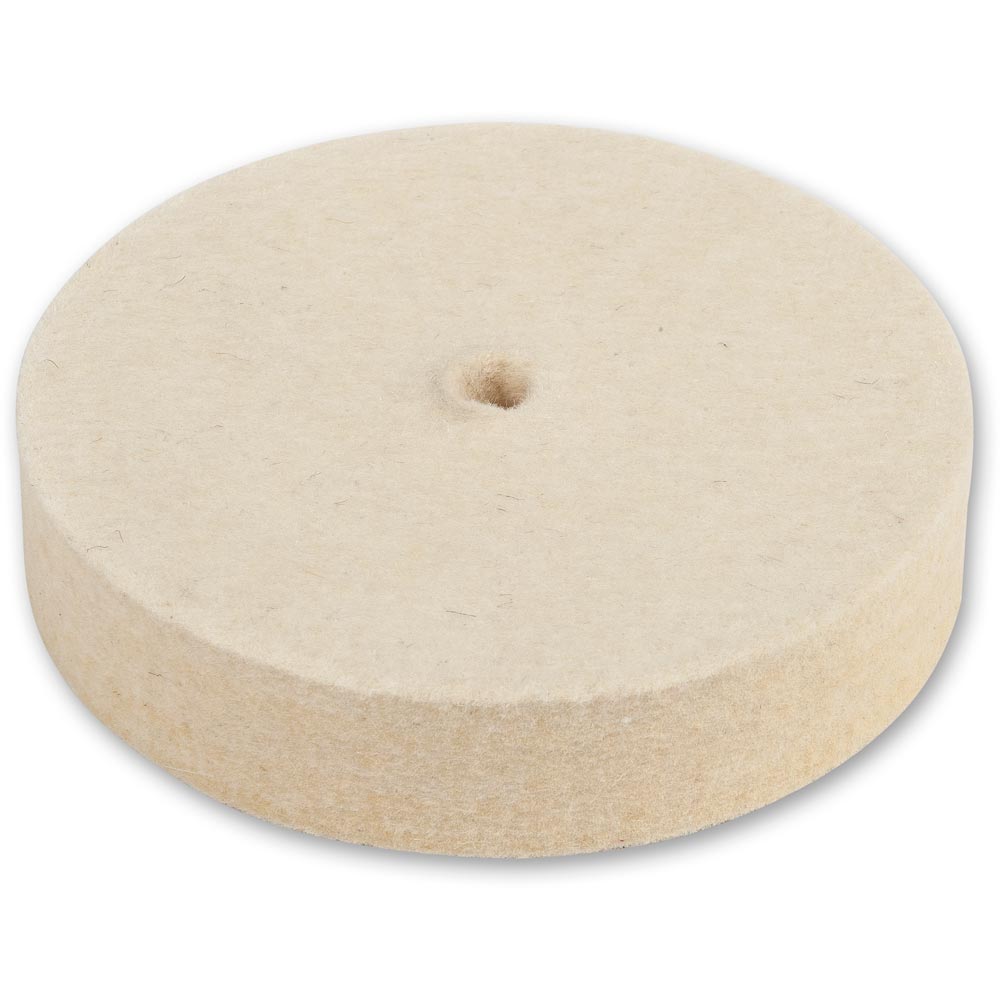Axminster Twist & Fix 100mm Felt Wheel - Soft
