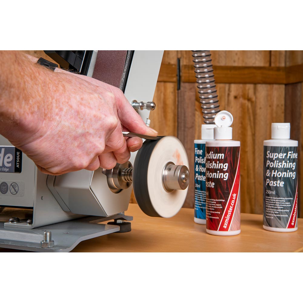 Axminster Twist & Fix 100mm Felt Wheel - Med