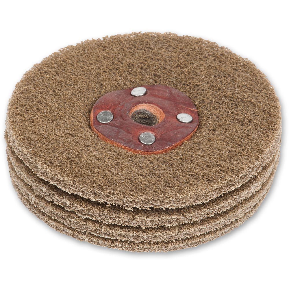 Axminster Twist & Fix 100mm Nylon Abrasive Wheel - Coarse