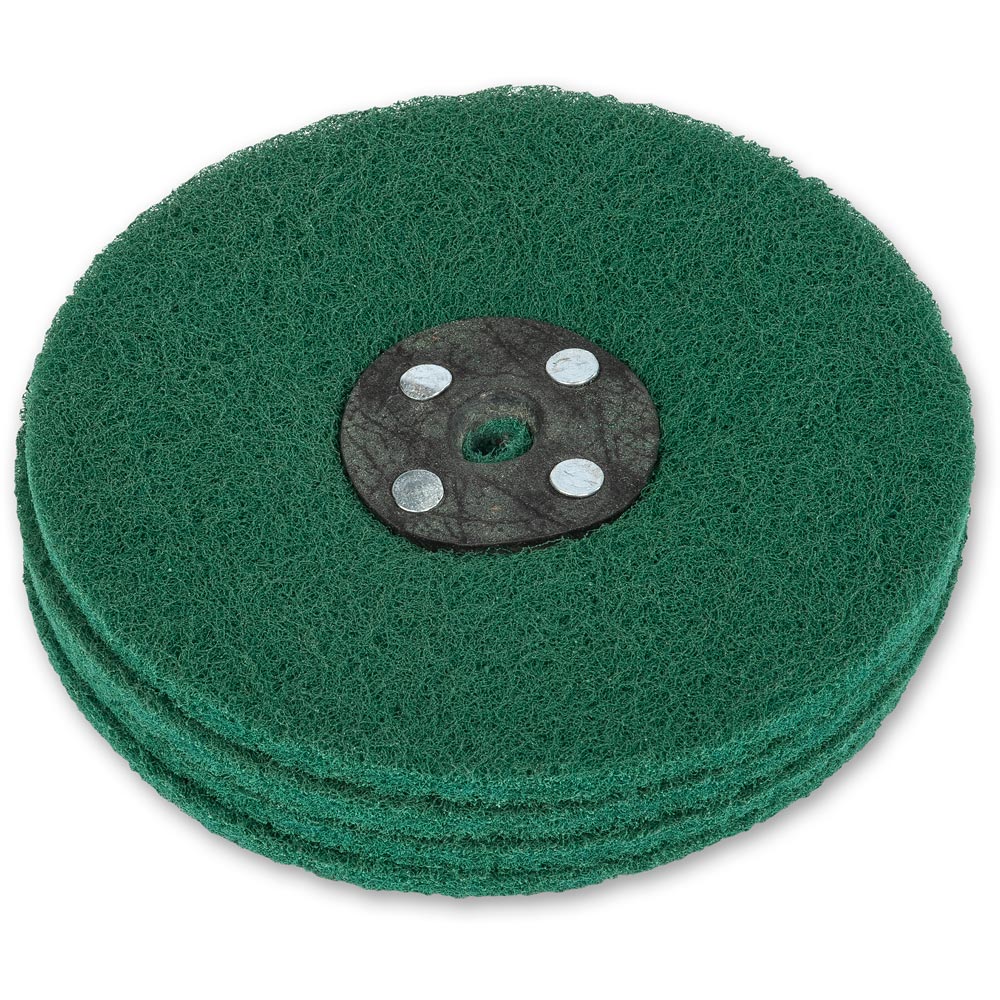 Axminster 150mm Nylon Abrasive Wheel Plain Bore - Fine