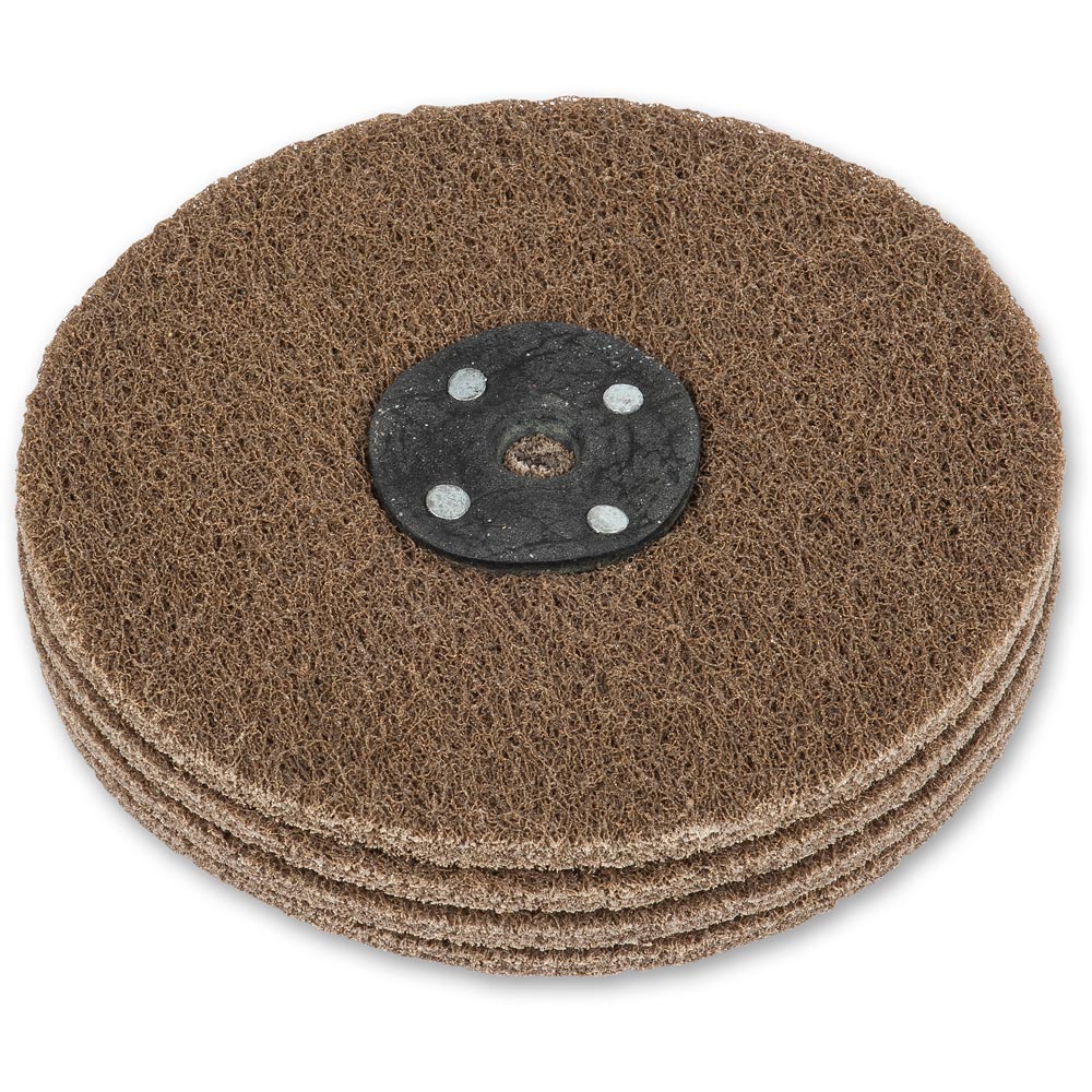 Axminster 150mm Nylon Abrasive Wheel Plain Bore - Coarse