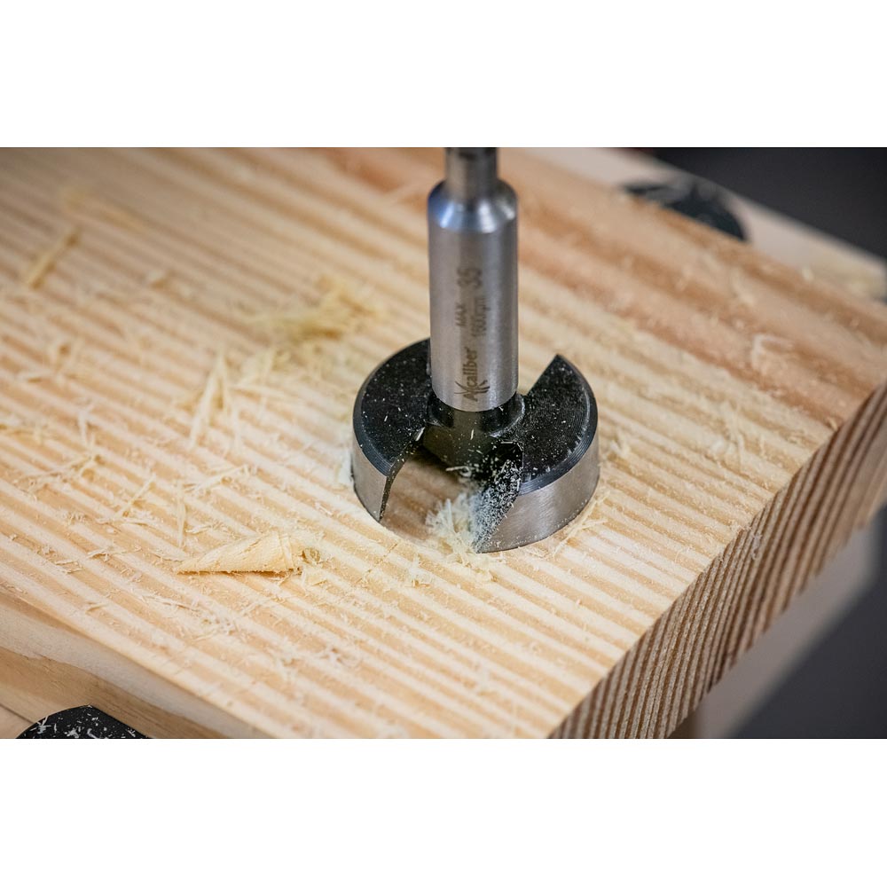 Axcaliber Forstner Bit Set of 5 in Wooden Box