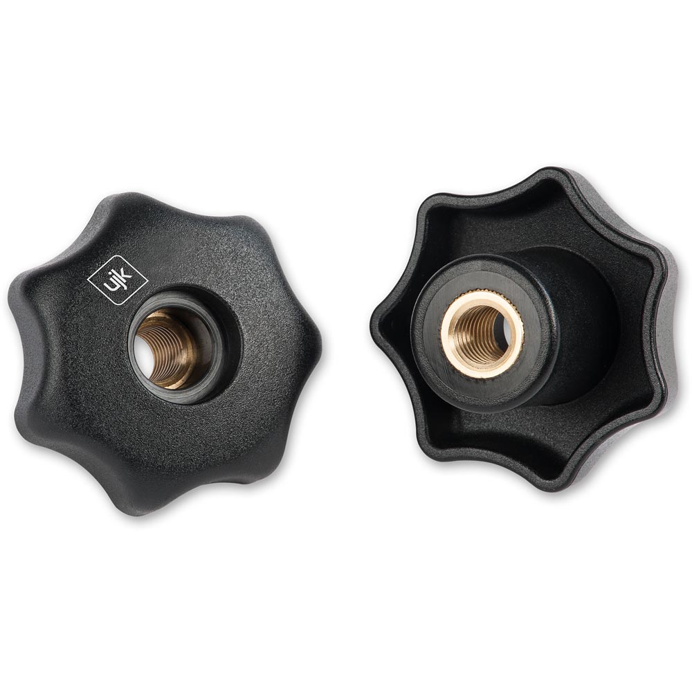 UJK Star Knobs Threaded Through Hole (Pair)