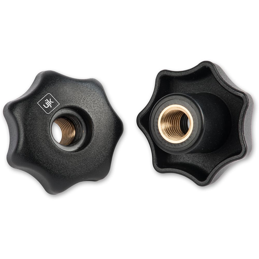 UJK Star Knobs Threaded Through Hole (Pair)