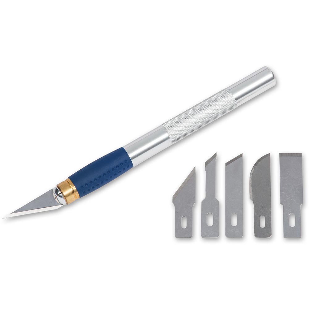 ModelCraft 7 Piece Soft Grip No. 2 Craft Knife Set