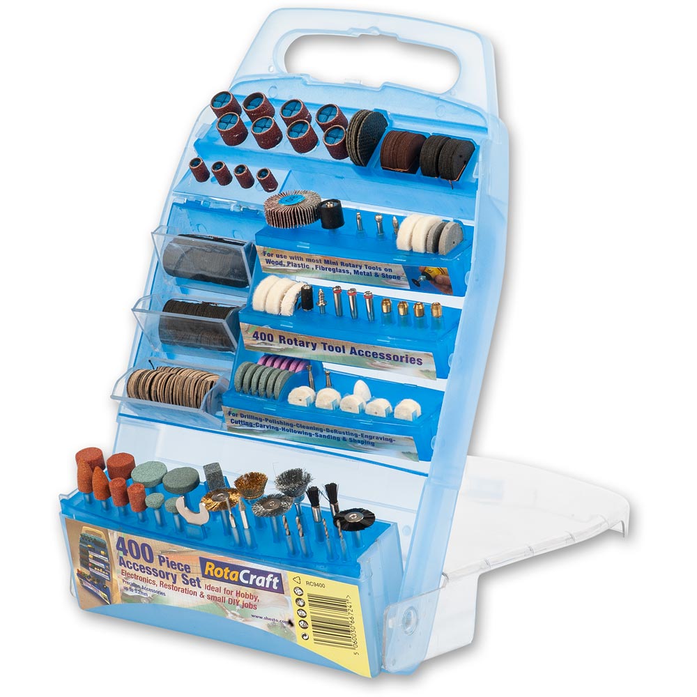 RotaCraft 400 Piece Rotary Tool Accessory Kit
