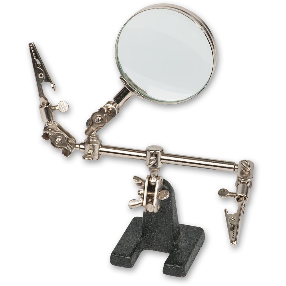ModelCraft Helping Hands & Glass Magnifier