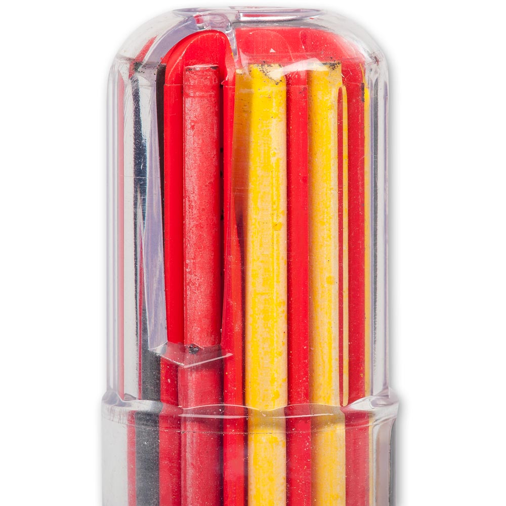 Hultafors Dry Marker Refill - Grey, Red, Yellow