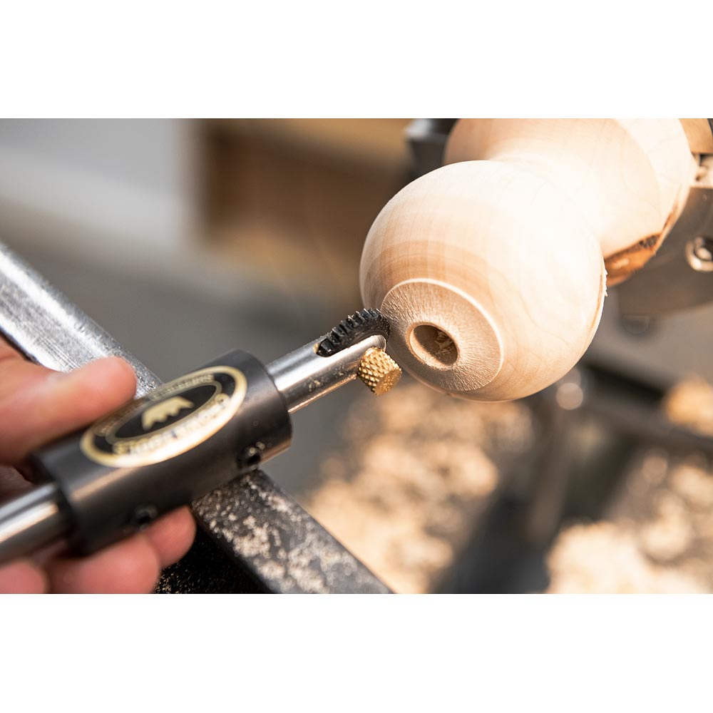 Crown Spiralling & Texturing Tools for Micro Woodturning Handle