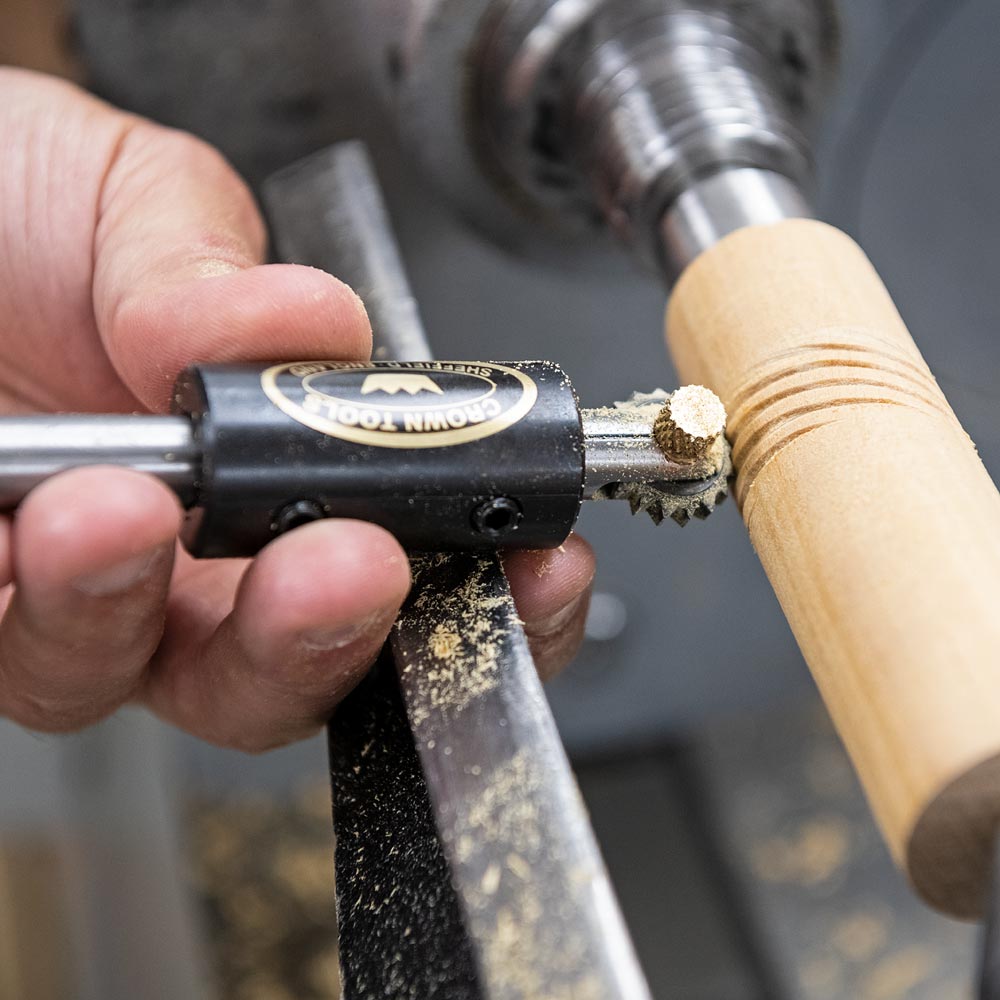 Crown Spiralling & Texturing Tools for Micro Woodturning Handle
