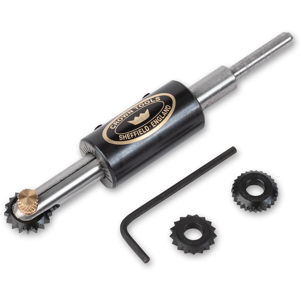 Crown Spiralling & Texturing Tools for Micro Woodturning Handle