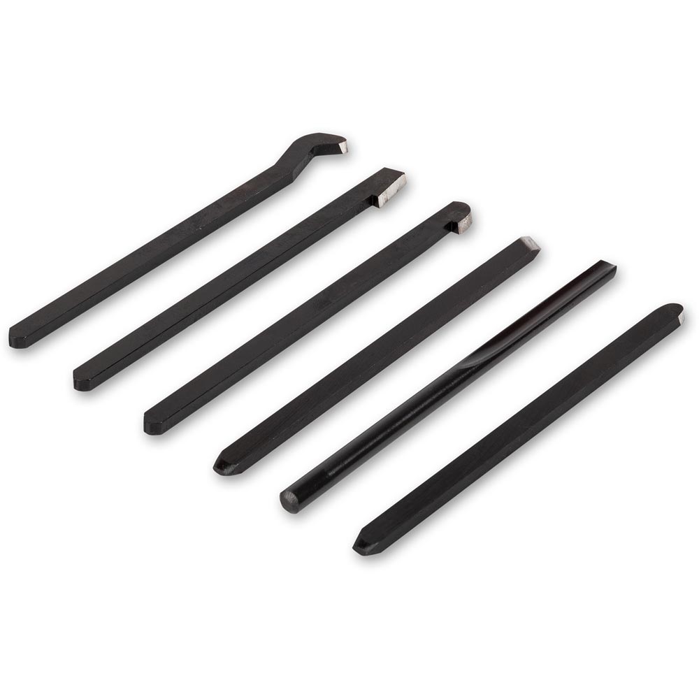 Axminster Woodturning Set of 6 Tools for Micro Handle