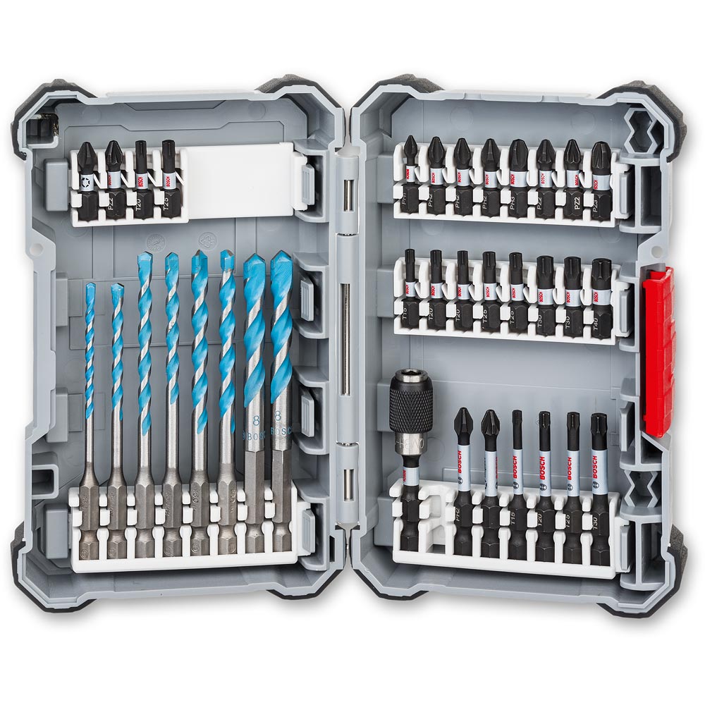 Bosch Impact Control Drill and Screwdriver Set 35 Piece