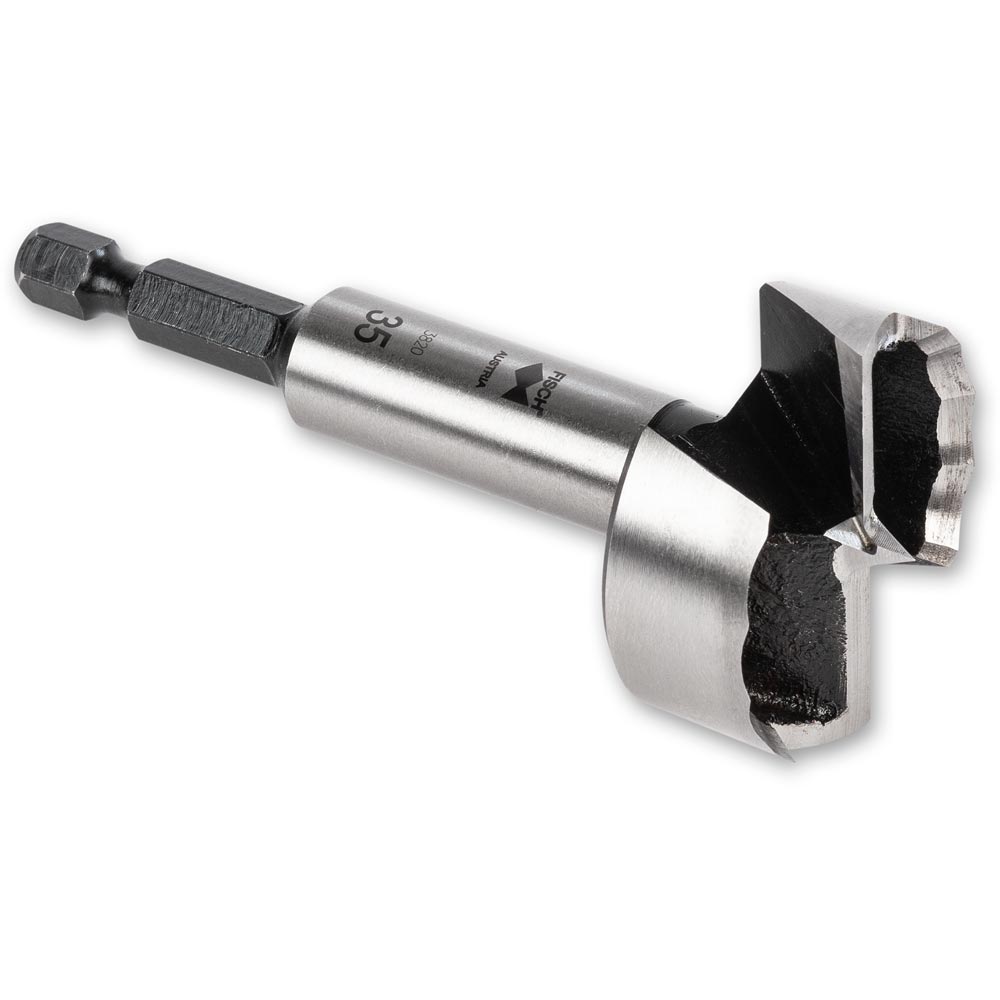 FISCH Hex Shank Wave Forstner Bits