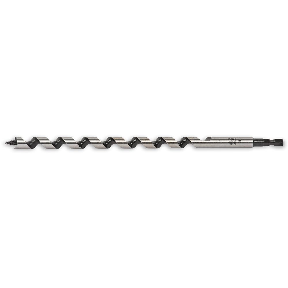 FISCH Auger Bits 1/4" Hex Shank