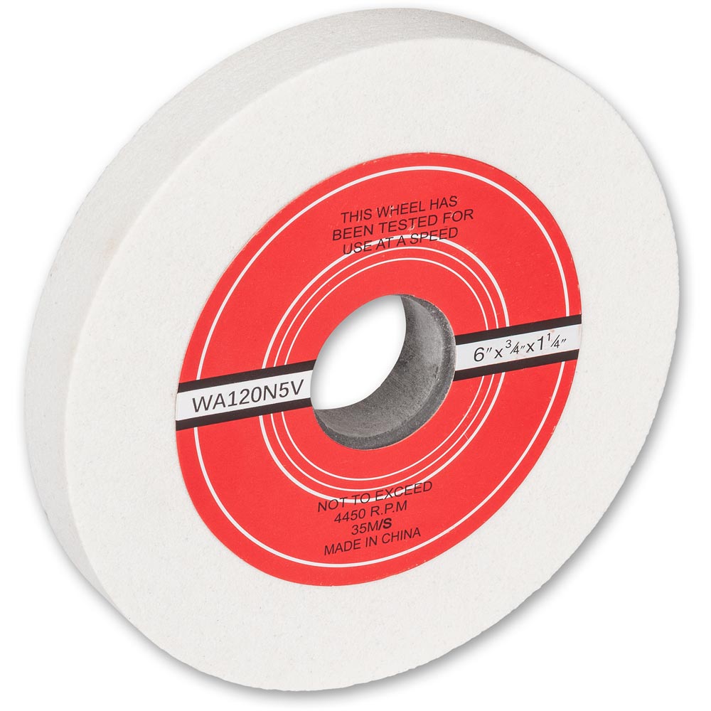 Axminster White Grinding Wheel 150mm x 20mm 120G