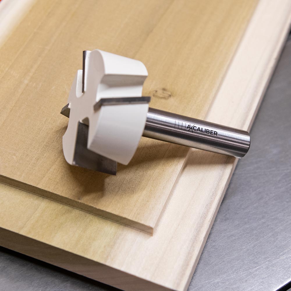 Axcaliber Four Flute Tenon/Milling Cutter Long Shank 1/2"