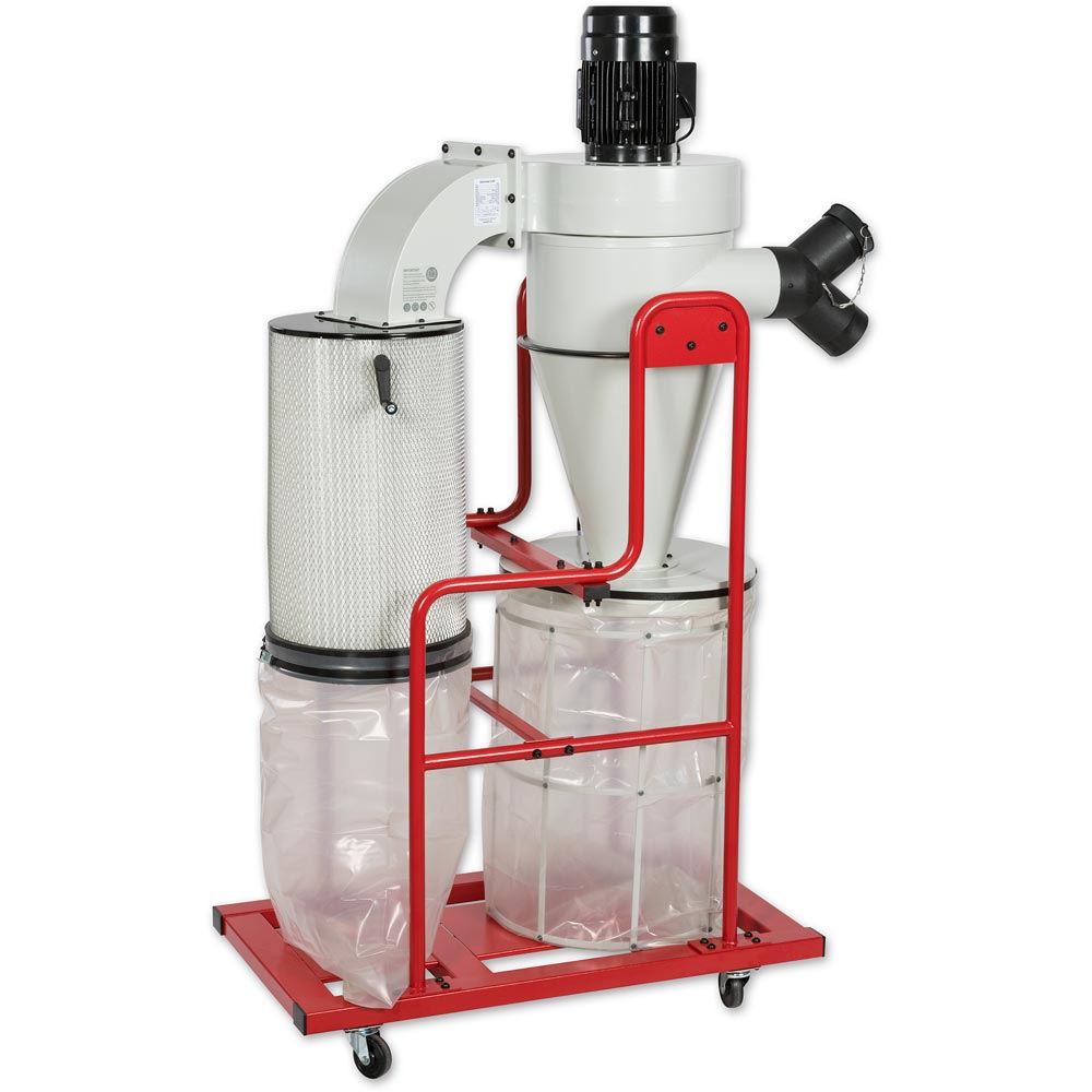 Dust Extractor Pipe Axminster Workshop AW118CE Cyclone Dust Extractor - 230V | Axminster Tools