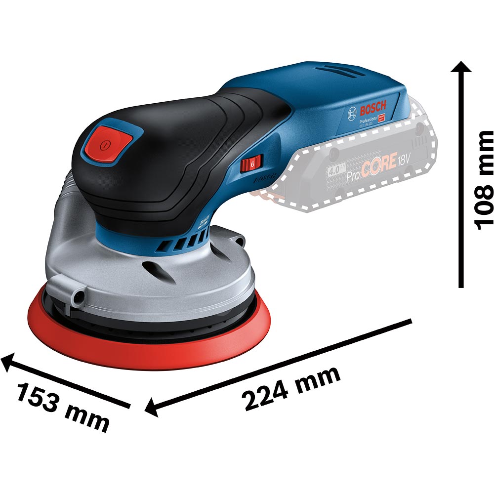 Bosch GEX18V-125 Random Orbit Sander 18V (Body Only)