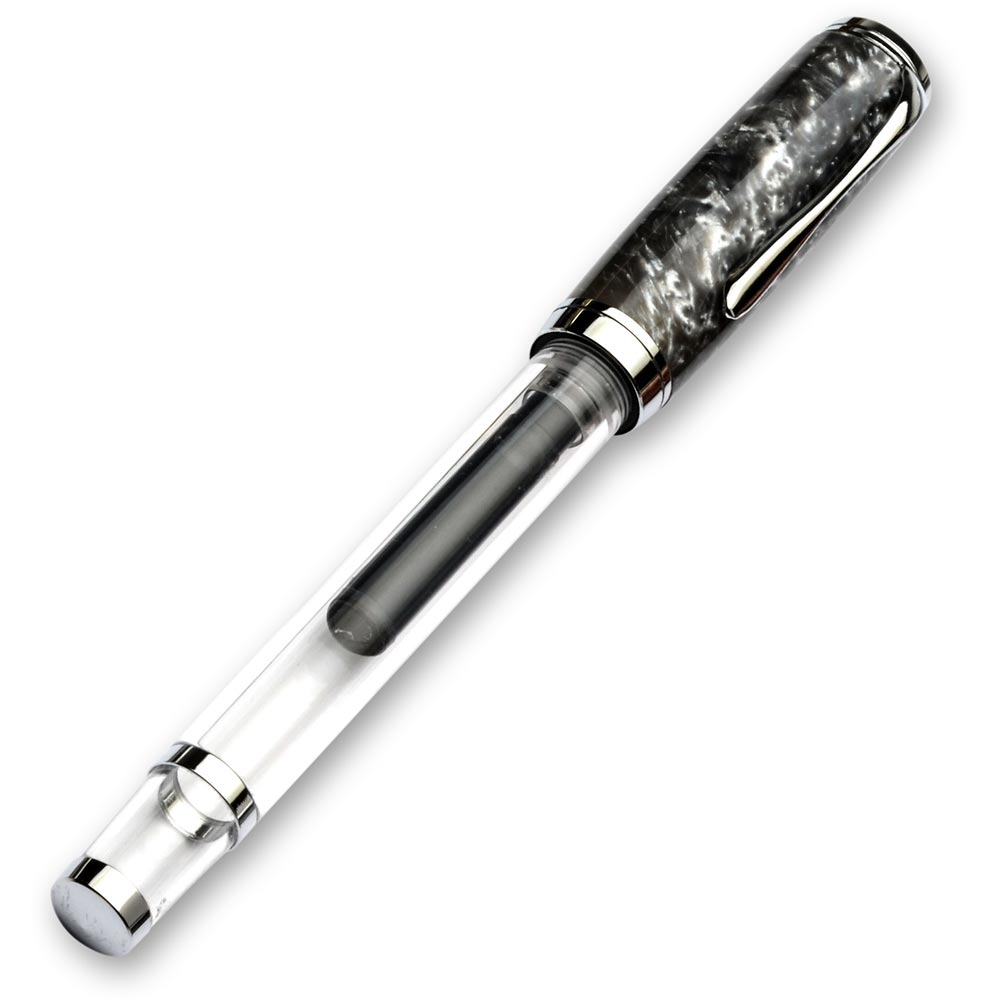 Clarion Demonstrator Fountain Pen Kit - Chrome