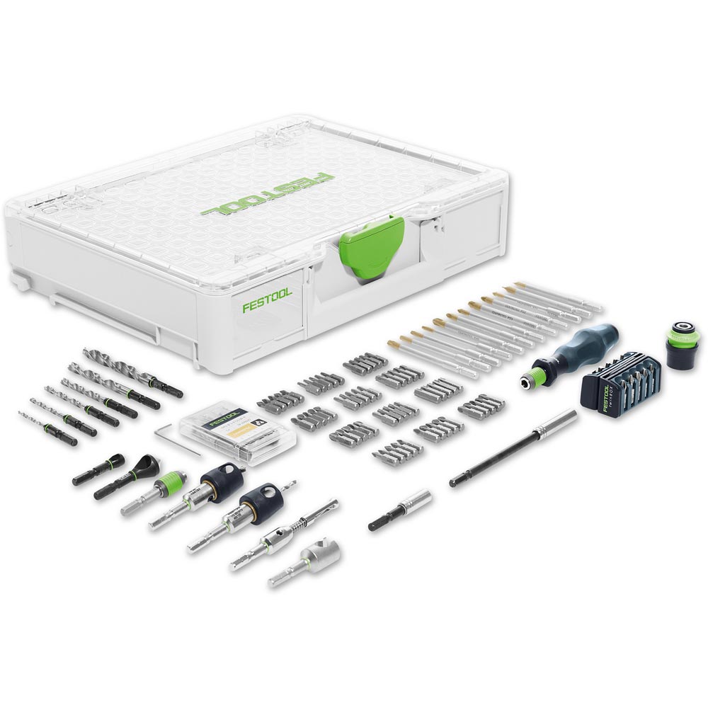 Festool 104 Piece CENTROTEC Assembly Kit in T-Loc Case