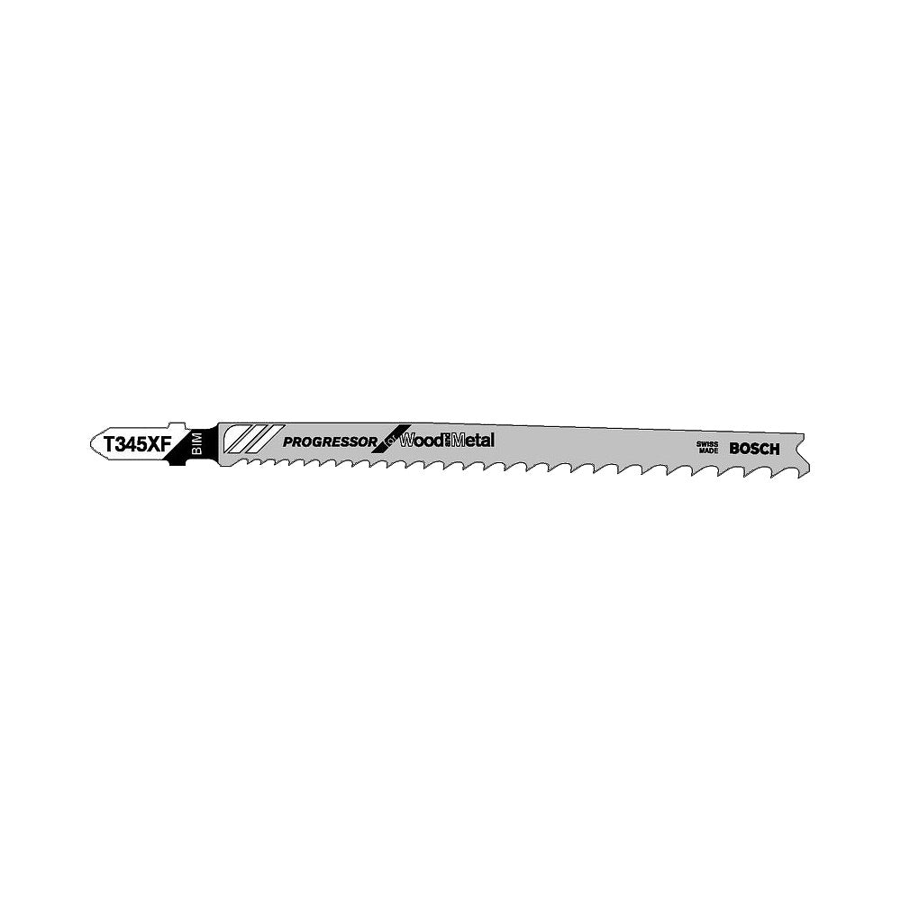 Bosch T345XF Jigsaw Blades Progressor Bi-Metal (Pkt 5)