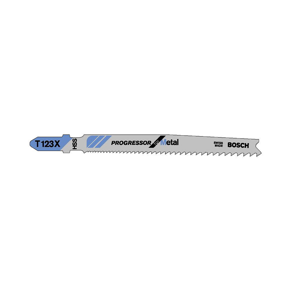Bosch T123X  Jigsaw Blades Progressor Metal Cuting (Pkt 5)