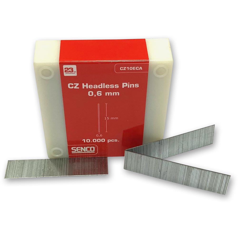 SENCO CZ 23-gauge Liquor Finish Galv Headless Pins - Box 10,000