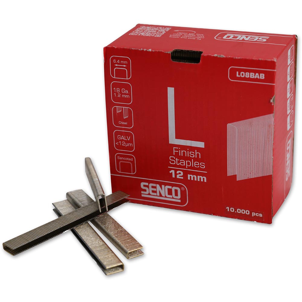 SENCO L 18-gauge Sencoted Galv Narrow Crown Staples