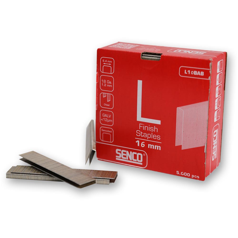 SENCO L 18-gauge Sencoted Galv Narrow Crown Staples