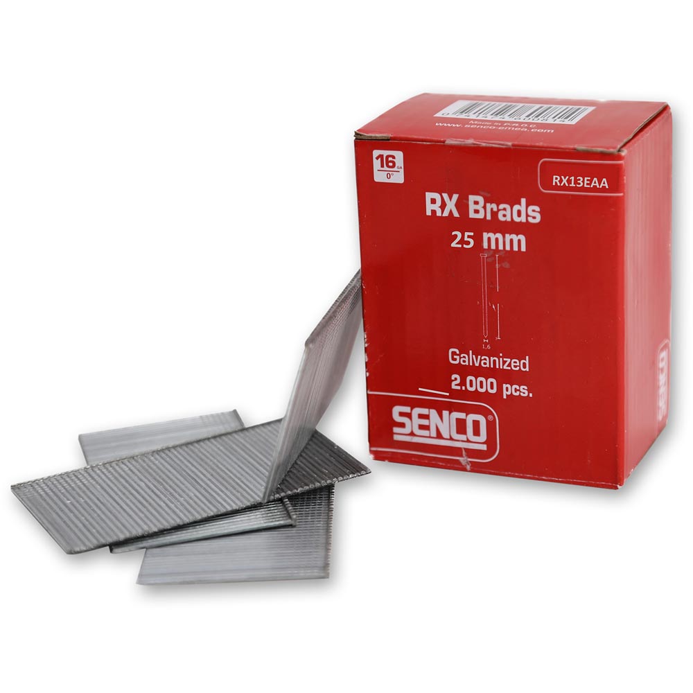 SENCO RX 16-gauge Finish Nails Galvanised - Box of 2,000