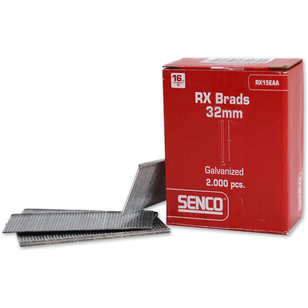 SENCO RX 16-gauge Finish Nails Galvanised - Box of 2,000