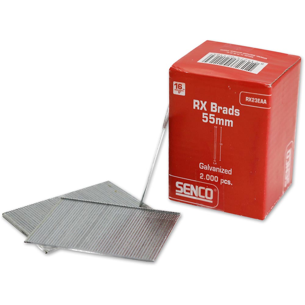 SENCO RX 16-gauge Finish Nails Galvanised - Box of 2,000