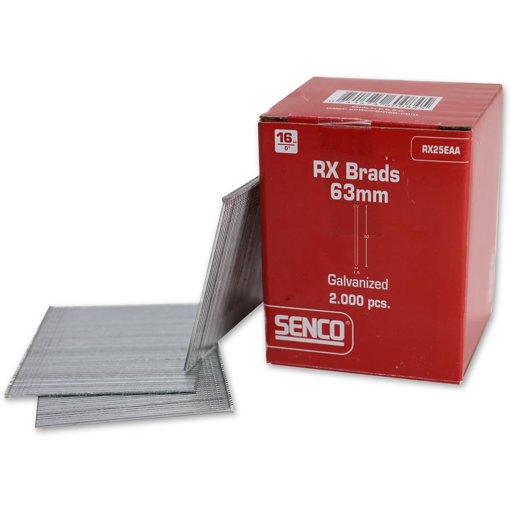SENCO RX 16-gauge Finish Nails Galvanised - Box of 2,000