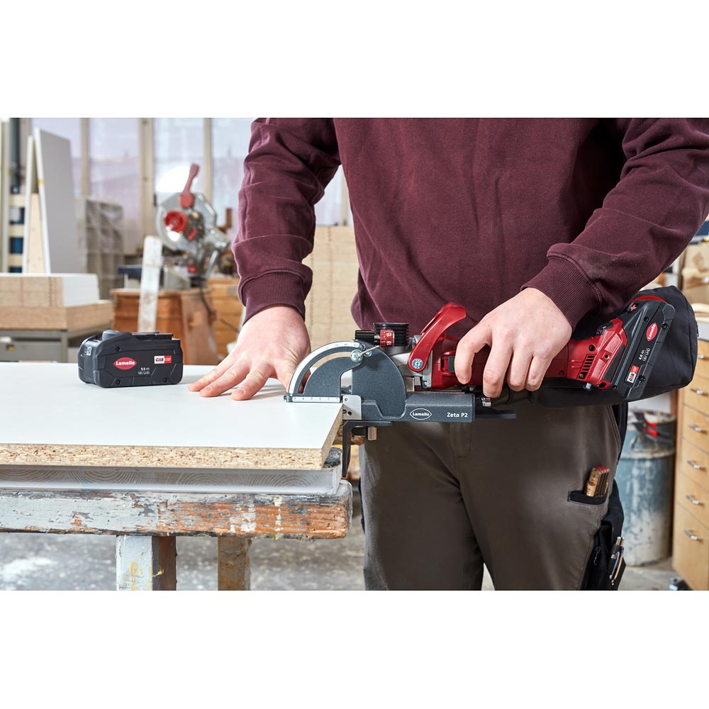 Lamello Zeta P2 Cordless Biscuit Jointer Set 18V (4.0Ah)