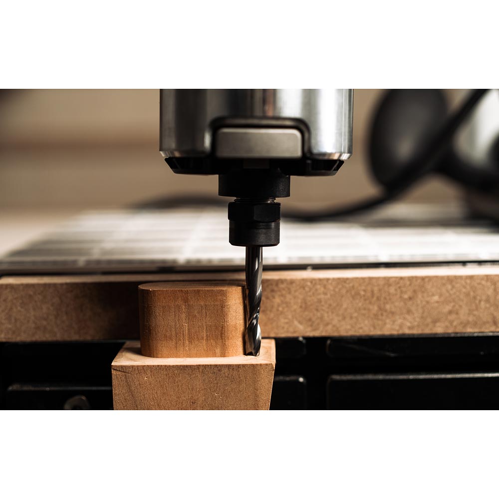 Shaper Up-Spiral Router Bit 6.3mm x 25.4mm 1/4" Shank