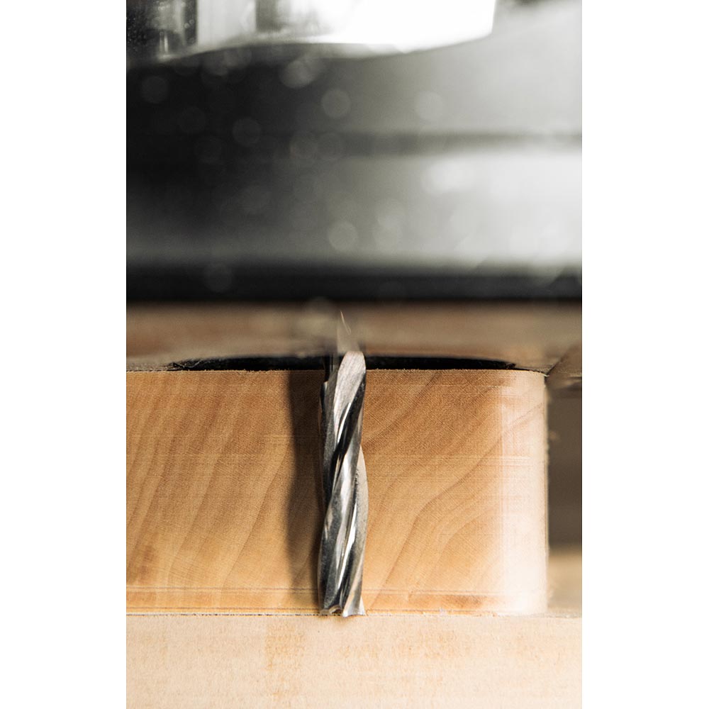 Shaper Up-Spiral Flat Router Bit 8mm x 35mm 8mm Shank