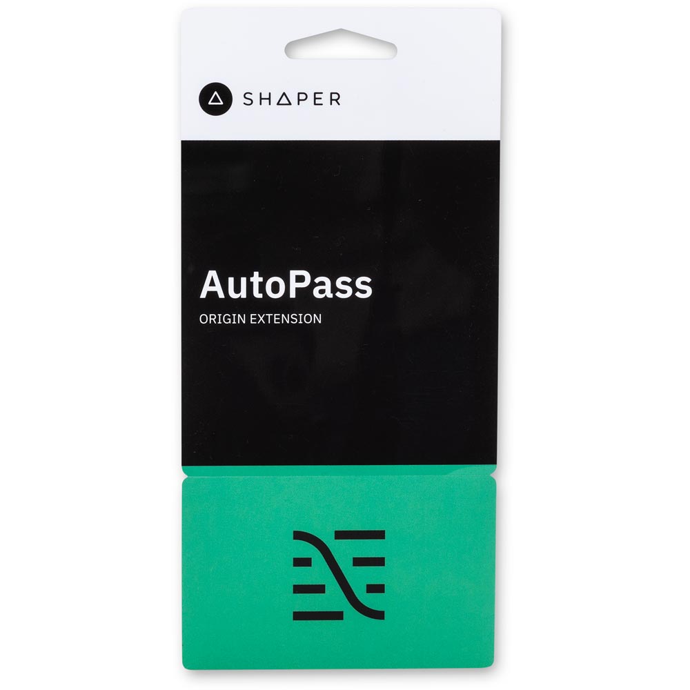 Shaper Origin Auto Pass Software