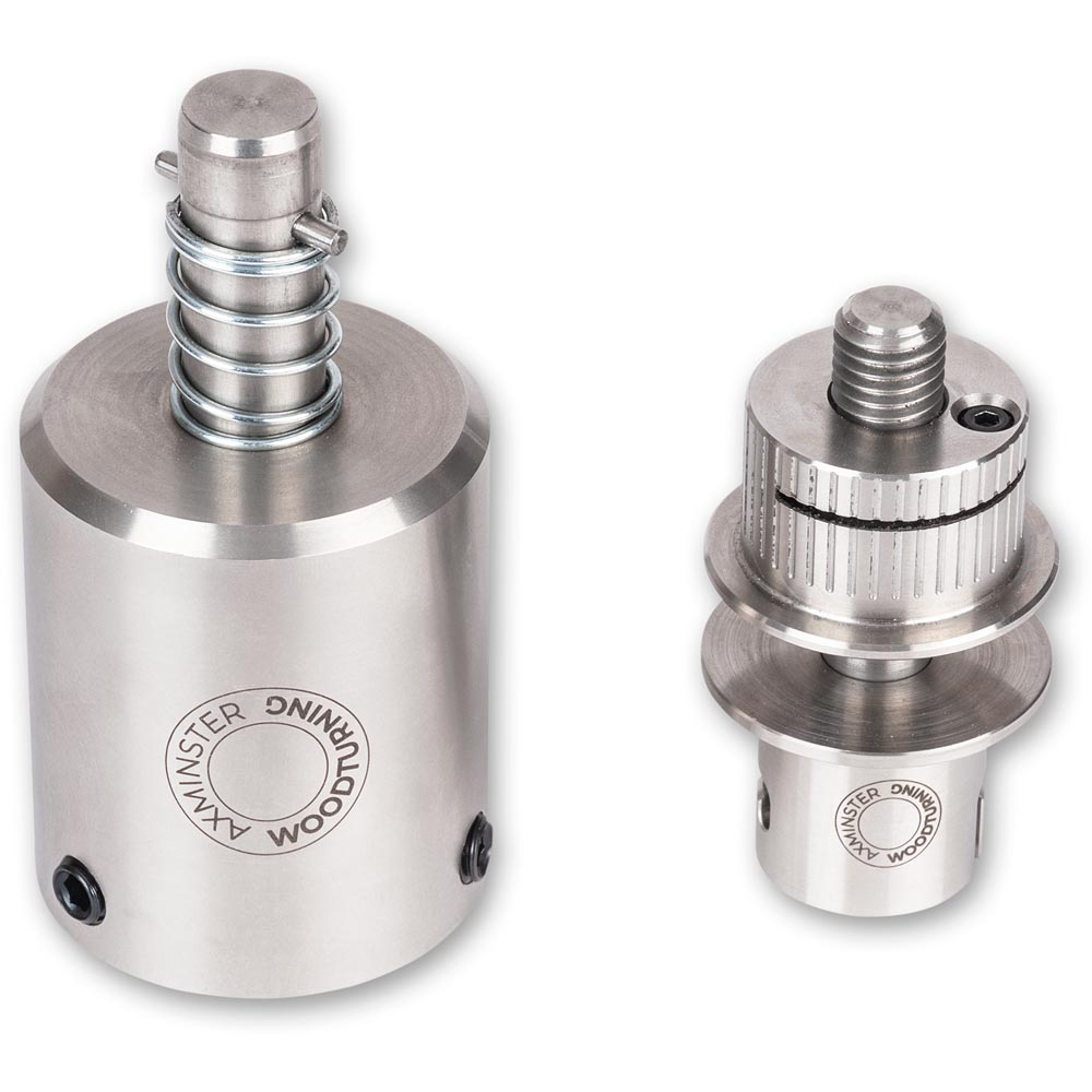 Axminster Woodturning Twist & Fix Adaptor & Mop Arbor