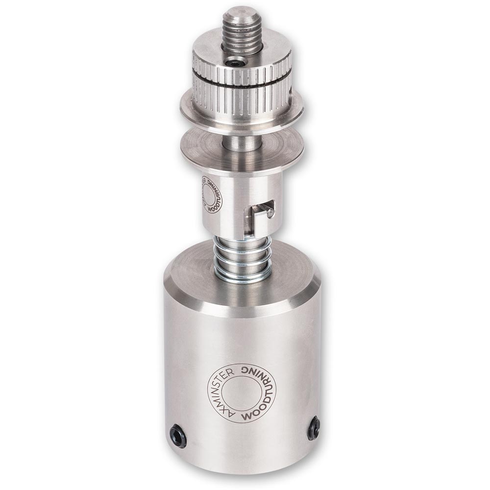 Axminster Woodturning Twist & Fix Adaptor & Mop Arbor
