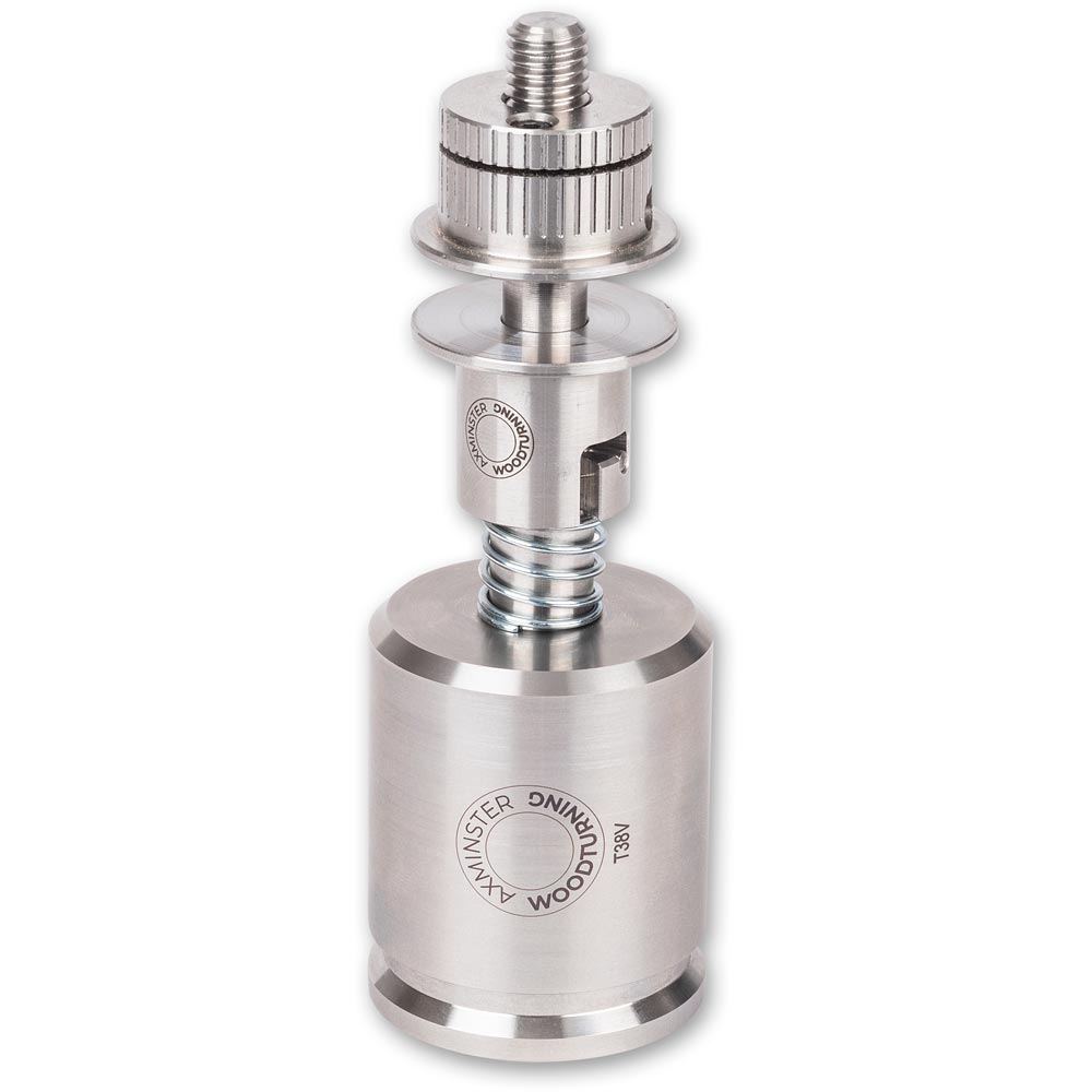Axminster Woodturning Twist & Fix Adaptor & Mop Arbor