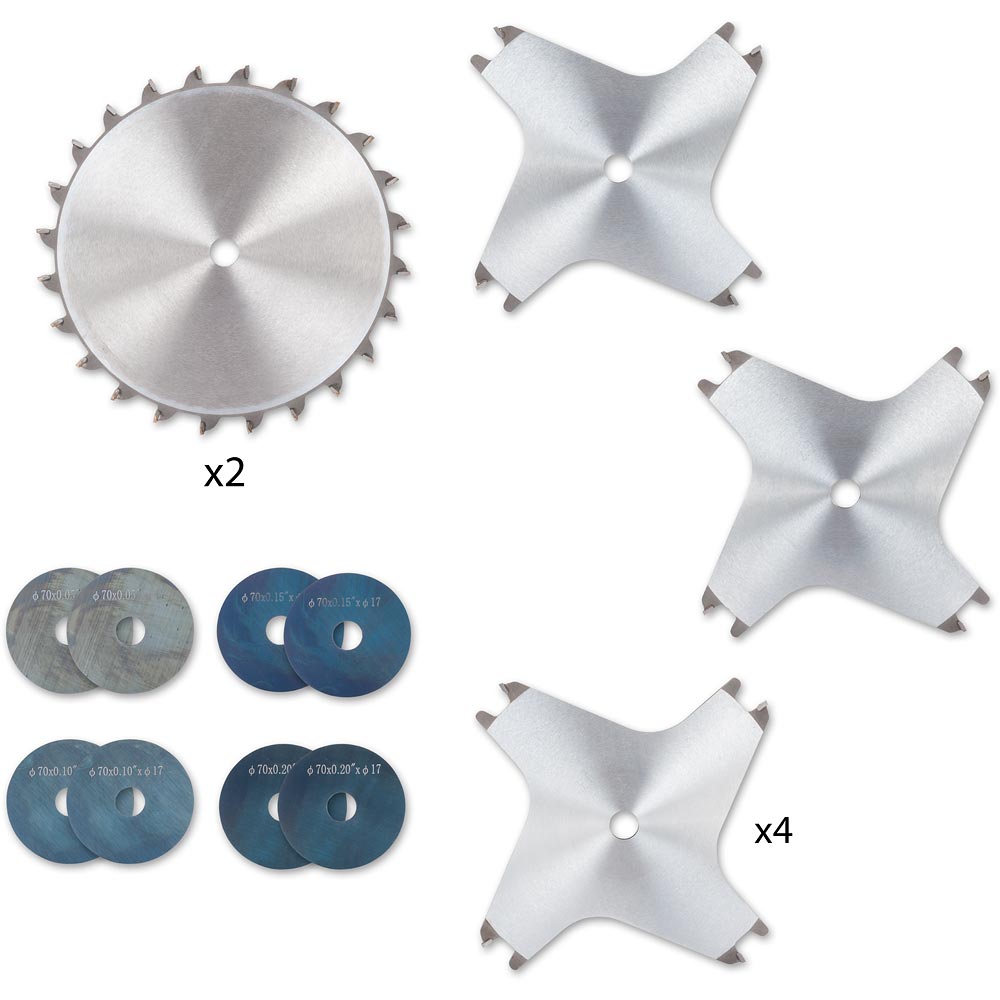 Axminster 200mm Dado Blade Set