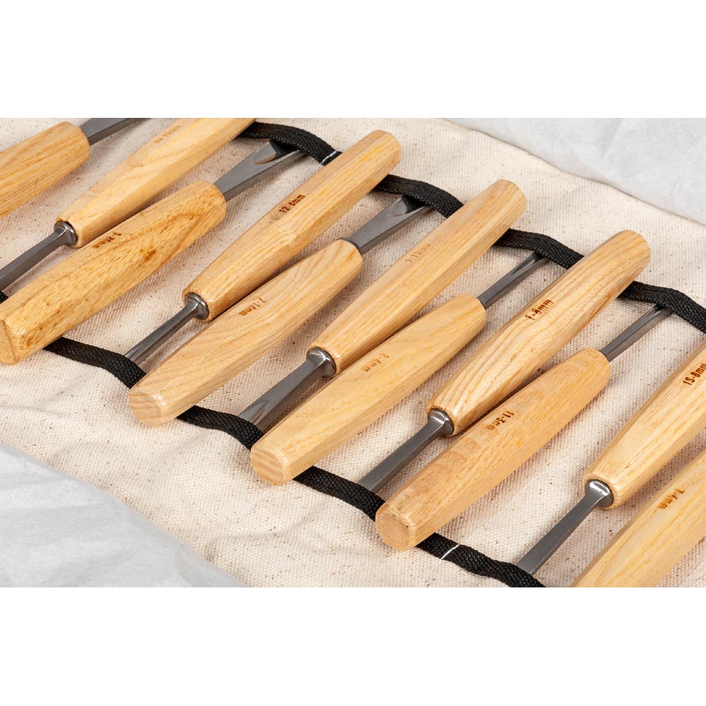 Axminster 12 piece Carving Chisel Set