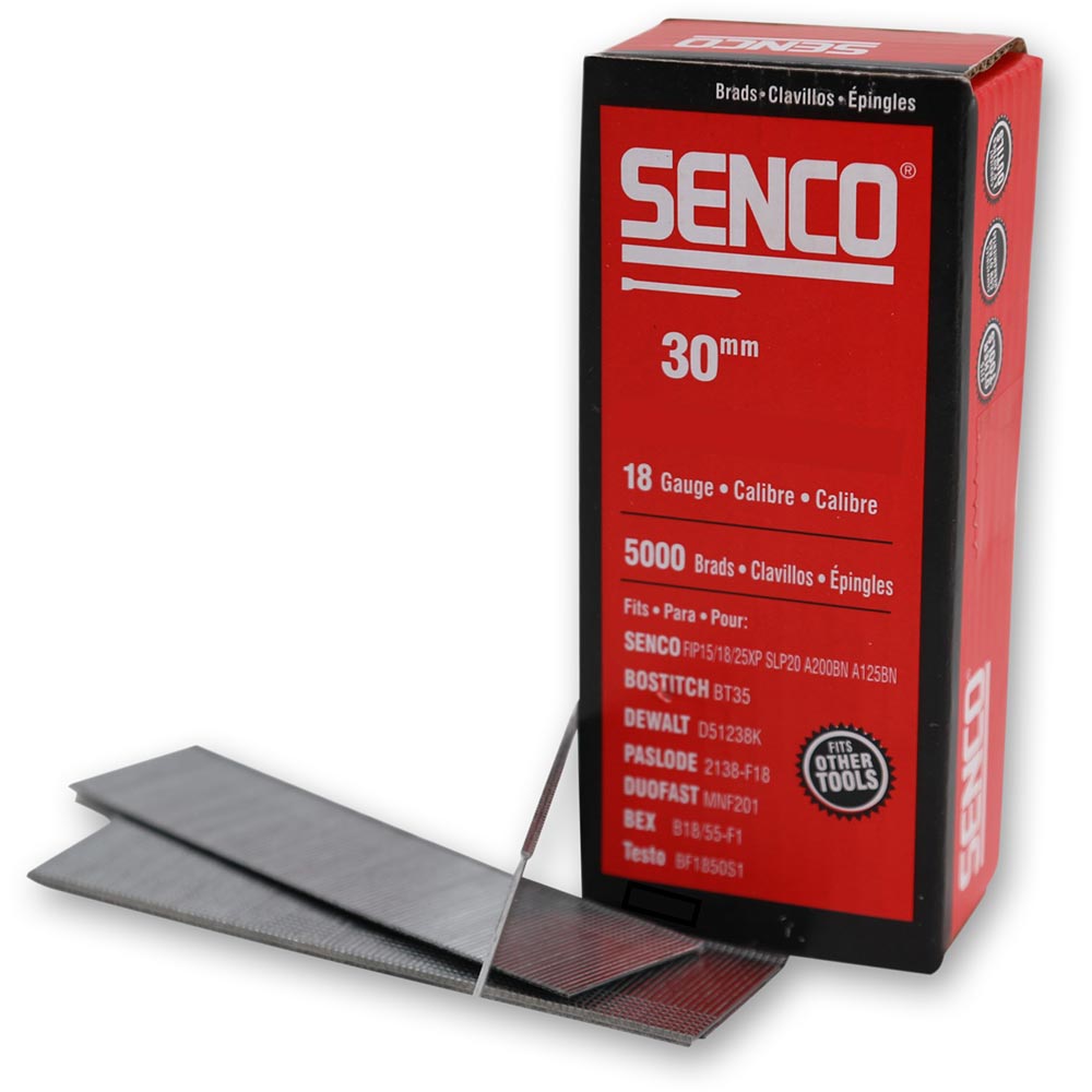 SENCO AX 18-gauge Stainless Steel Brad Nail - Box of 5,000