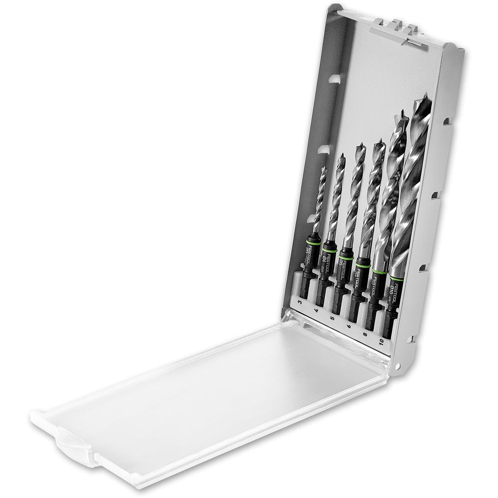 Festool Brad Point Wood Drill CENTROTEC Set 6