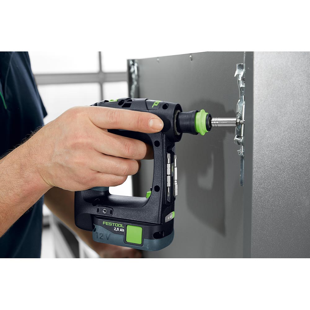 Festool CXS12  2.5 Set Cordless Drill Driver 12V (2 x 2.5Ah)