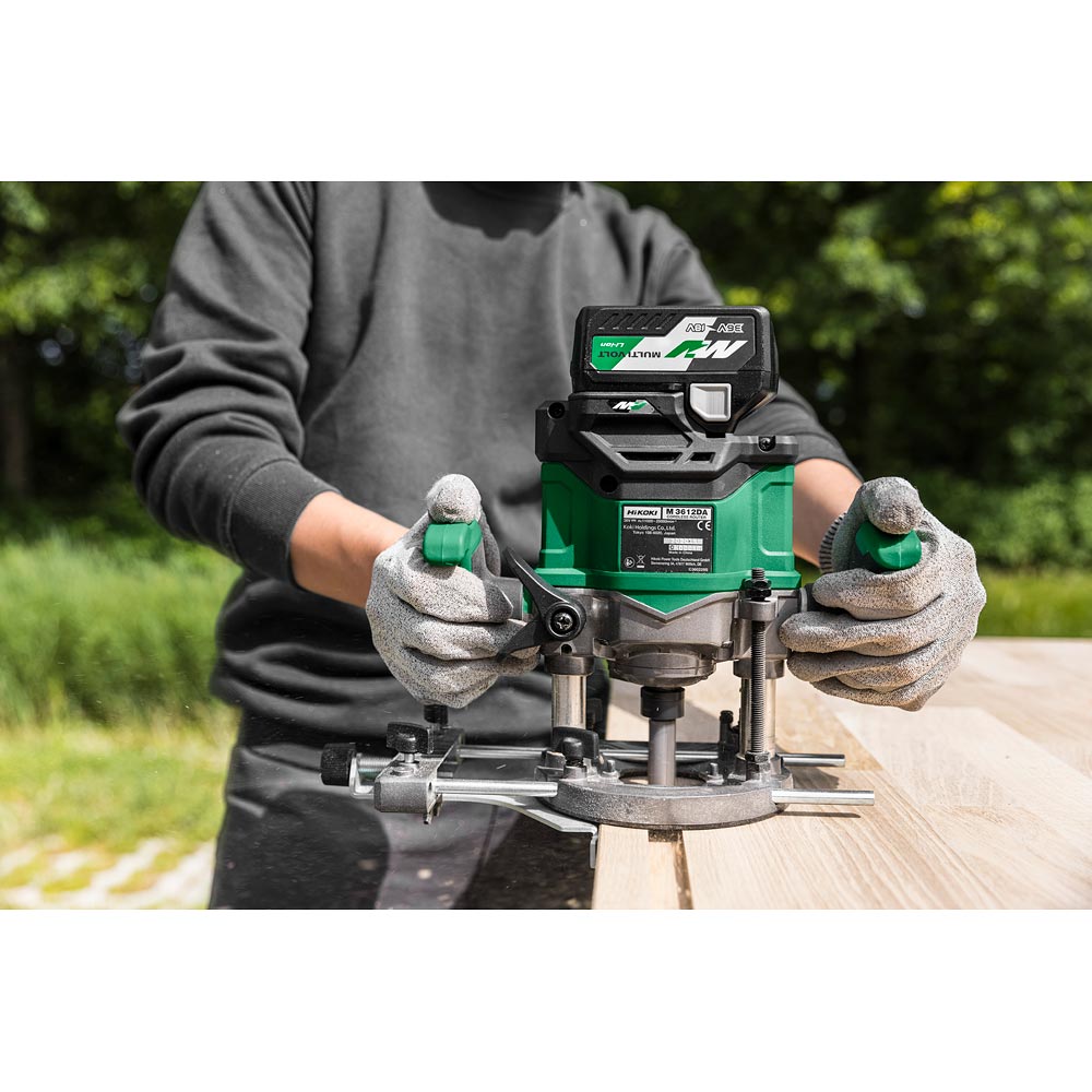 Hikoki M3612DAJP Multi-Volt 1/2" Router Kit (1 x 5.0/2.5Ah)